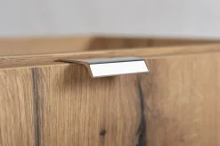 Szafka Pod Umywalkę 60 cm BLAT CZARNY WISZĄCA 2S NOVA OAK