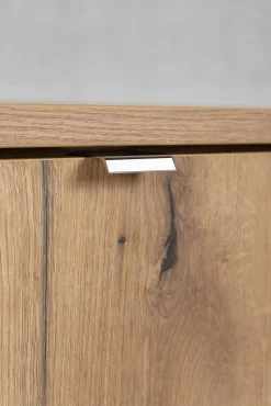 Szafka Pod Umywalkę 80 cm BLAT Dąb Wisząca 2S NOVA OAK