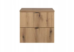 Szafka Pod Umywalkę 80 cm BLAT Dąb Wisząca 2S NOVA OAK