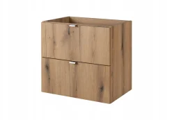 Szafka Pod Umywalkę 80 cm BLAT Dąb Wisząca 2S NOVA OAK