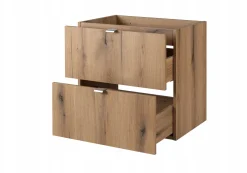 Szafka Pod Umywalkę 80 cm BLAT Dąb Wisząca 2S NOVA OAK