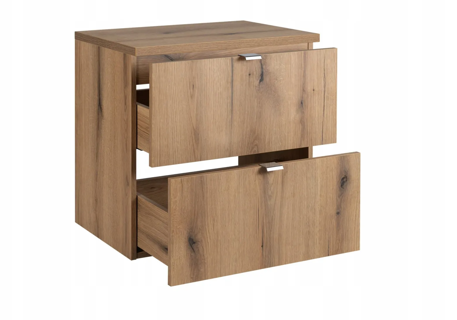 Szafka Pod Umywalkę 80 cm BLAT Dąb Wisząca 2S NOVA OAK