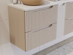 Szafka Pod Umywalkę 50 cm BLAT RYFLE SZUFLADY NOVA KASZMIR