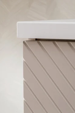 Szafka Pod Umywalkę 60 cm Kaszmir Wisząca Frezowana 2D VIVA