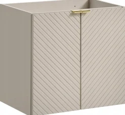 Szafka Pod Umywalkę 60 cm Kaszmir Wisząca Frezowana 2D VIVA