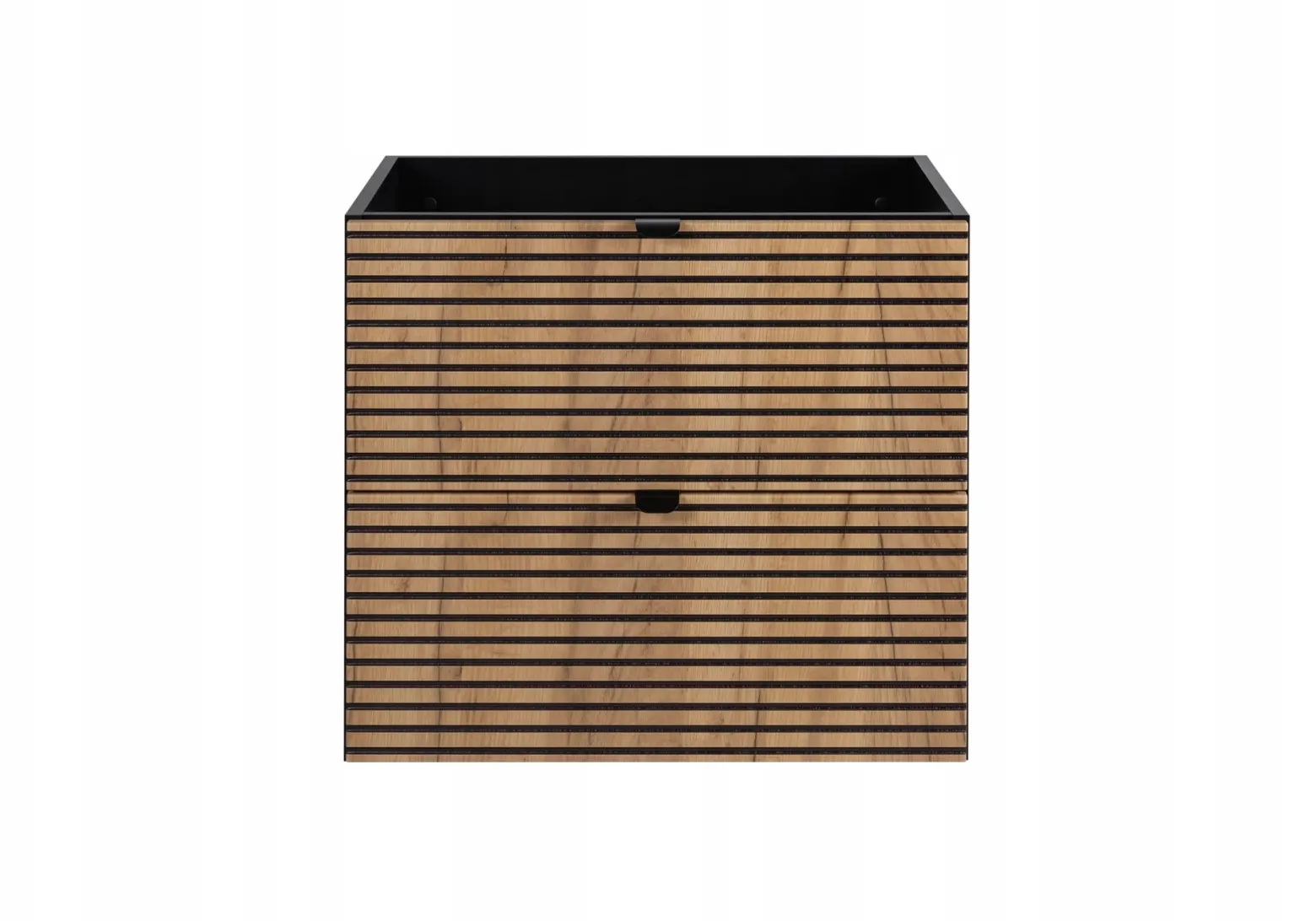 Szafka Pod UMYWALKĘ 60 cm Wisząca FREZOWANY FRONT 2S AURA
