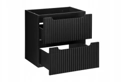 Szafka pod Umywalkę 160 cm z Blatem RYFLE NOVA BLACK