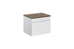 Szafka pod Umywalkę Iconic White 80cm z Blatem