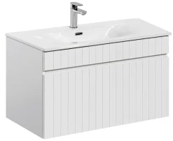 Szafka pod Umywalkę Iconic White 80cm z Blatem