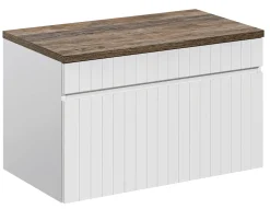 Szafka pod Umywalkę Iconic White 80cm z Blatem