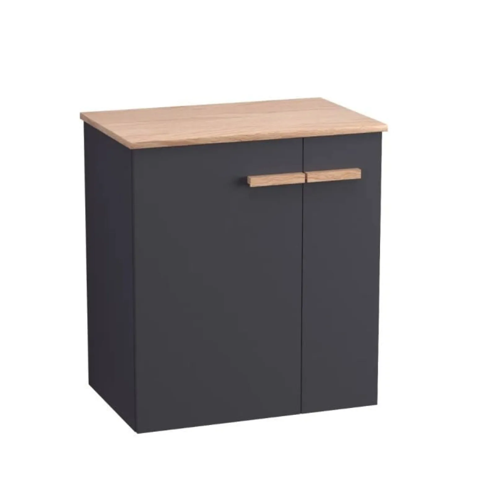 Szafka pod umywalkę L-WOOD 59 cm antracyt mat