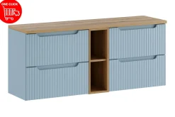 Szafka pod Umywalkę Nova Denim 140cm z Blatem