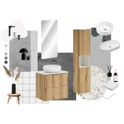 Szafka pod Umywalkę Nova Oak 100cm z Blatem