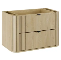 Szafka pod umywalkę OVALIA CREMONA 2S 80cm dąb cremona z umywalką