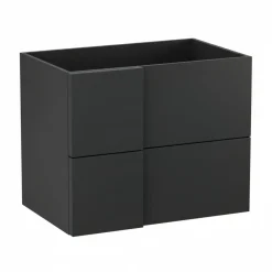 Szafka pod umywalkę wpuszczaną EDGE 70 cm antracyt półmat