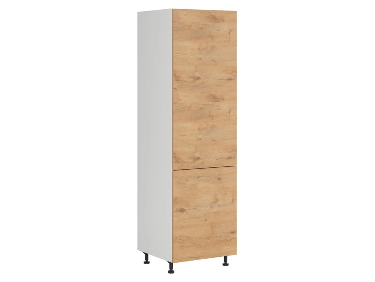 Szafka pod zabudowę lodówki Hamper 60 cm lewa dąb lancelot