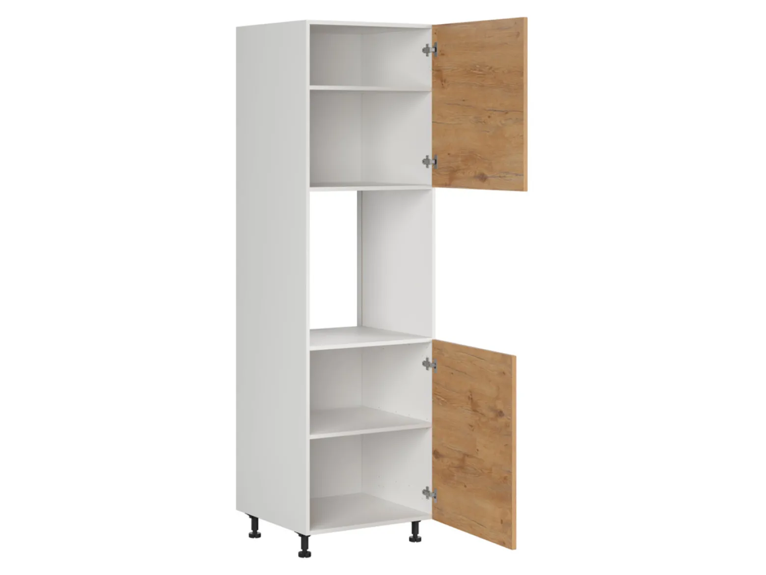 Szafka pod zabudowę piekarnika Hamper 60 cm prawa dąb lancelot