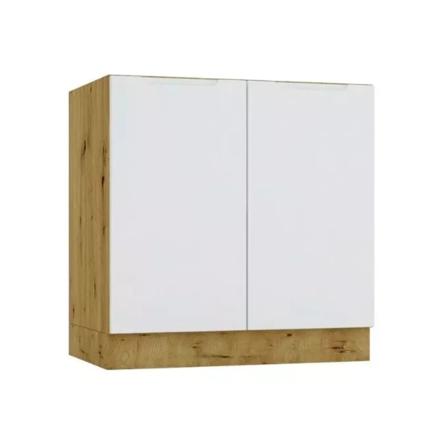 Szafka pod zlew ISABEL D80ZL szary mat/dąb artisan