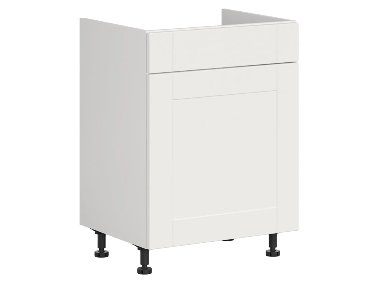 Szafka pod zlewozmywak Edan 60 cm z szufladą biały canadian
