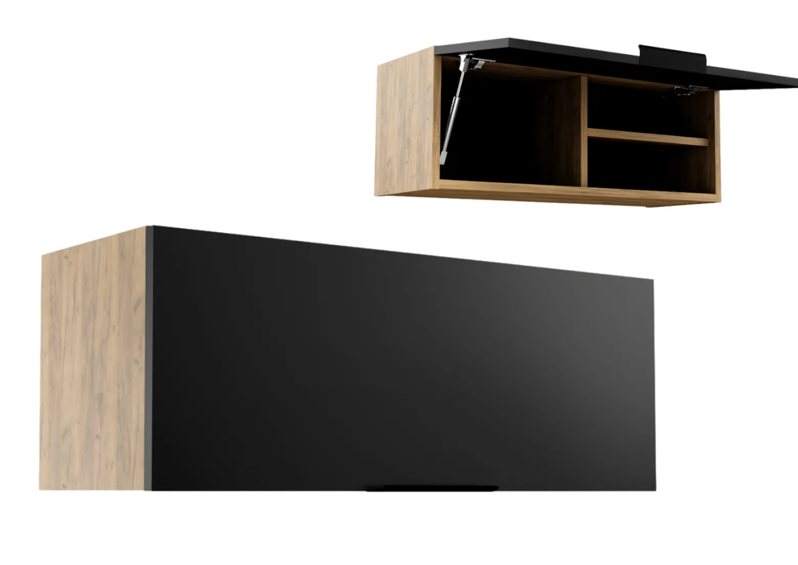 Szafka Pozioma Wisząca Sky Łazienkowa Złoty Craft 70Cm