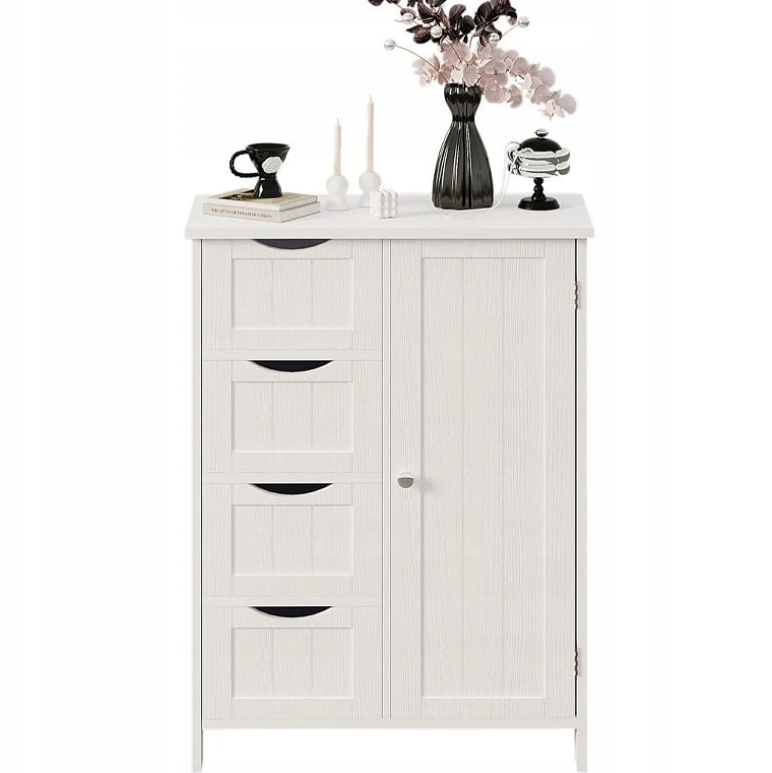 Szafka regał komoda łazienka przedpokój loft 3 szuflady biała 80 cm