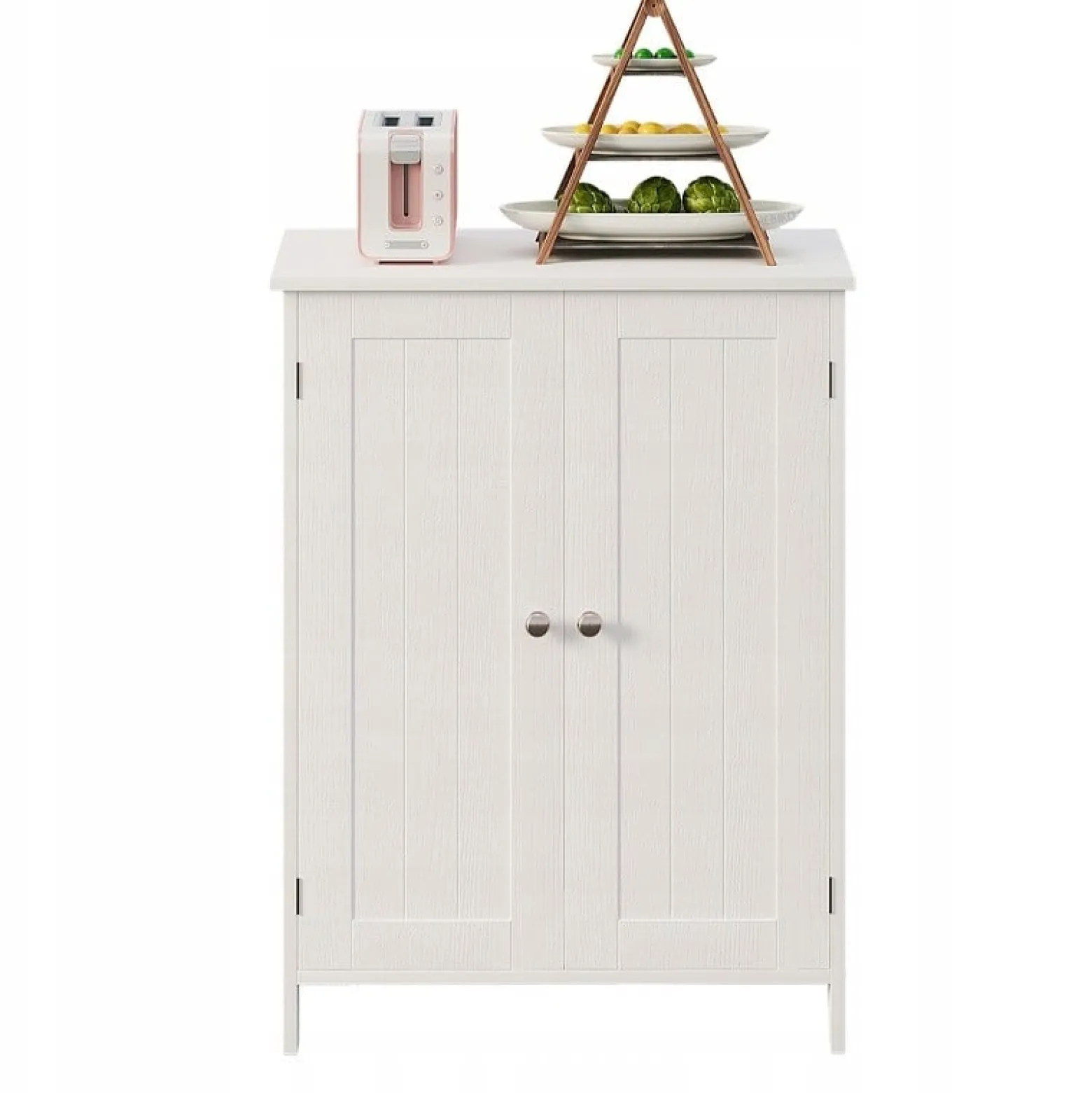 Szafka regał komoda łazienka przedpokój loft 2 drzwi biała 80 cm