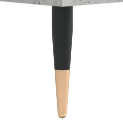 Szafka Regał Szara Beton 69.5x32.5x180 cm do Salonu Pokoju Sypialni