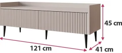 Szafka RTV 121 cm do salonu ASPERO