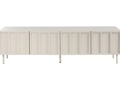 Szafka RTV 180 cm MDF jasnobeżowa
