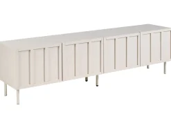 Szafka RTV 180 cm MDF jasnobeżowa