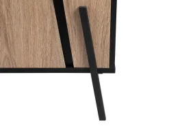 Szafka RTV 177 cm miejsce na kable drewno