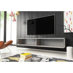 Szafka RTV DONNA 180 w kolorze beton