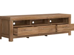 Szafka RTV Gent 200 cm z 3 szufladami i półką dąb stirling