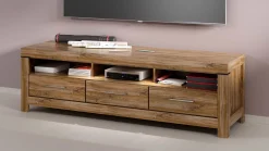 Szafka RTV Gent 200 cm z 3 szufladami i półką dąb stirling