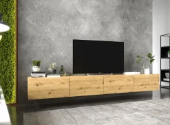 Szafka RTV Loft Industrialna komoda RTV dąb artisan MAT 240