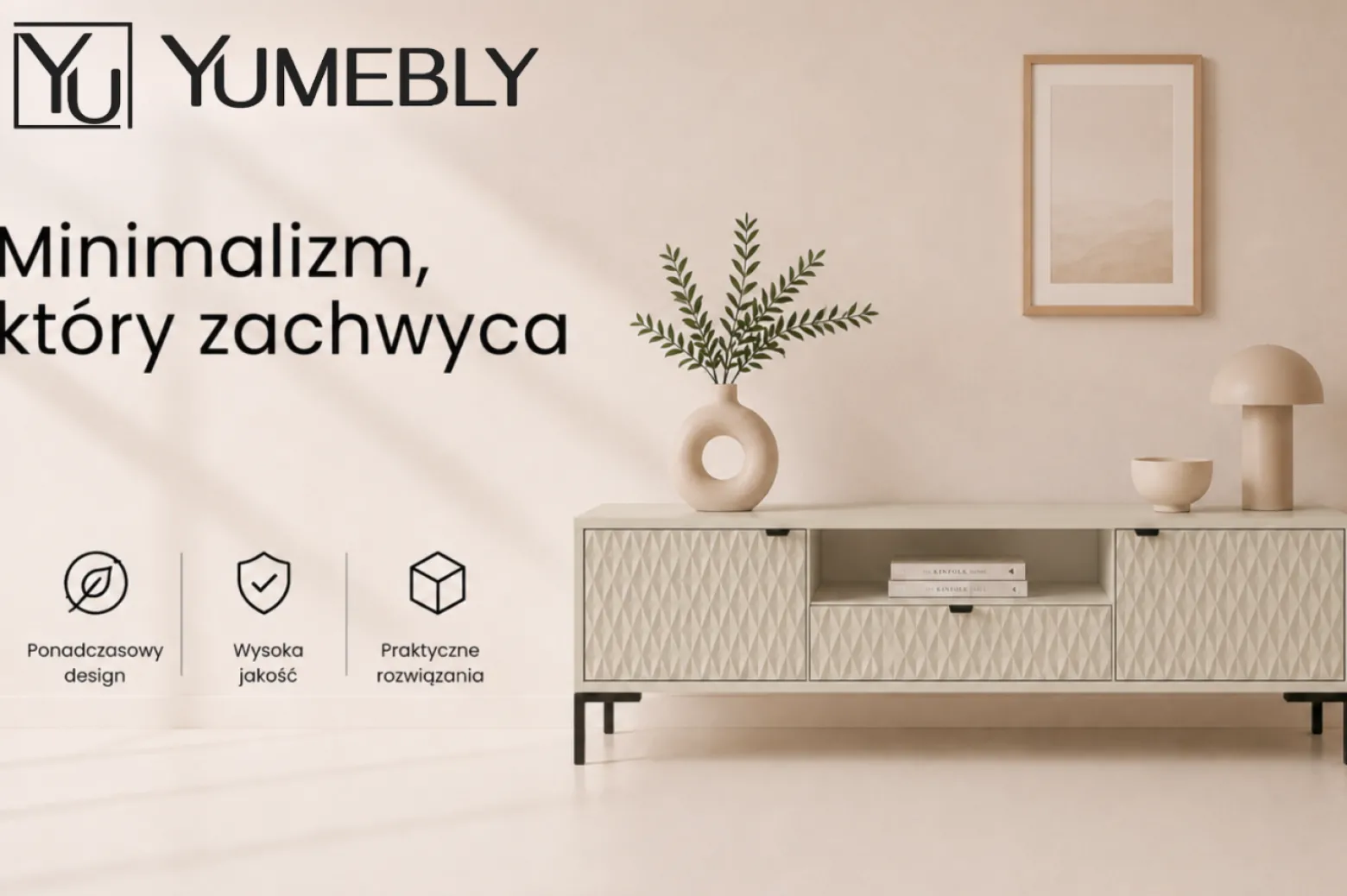 Szafka RTV MODERN – Kaszmir | 150x47x40 cm