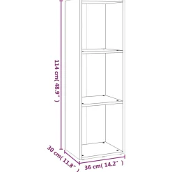Szafka RTV Stolik Półka Szafka Pod Telewizor Do Salonu Pokoju 36x30x114 cm