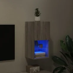 Szafka RTV Stolik Półka Szafka Pod Telewizor Do Salonu LED 30.5x30x60
