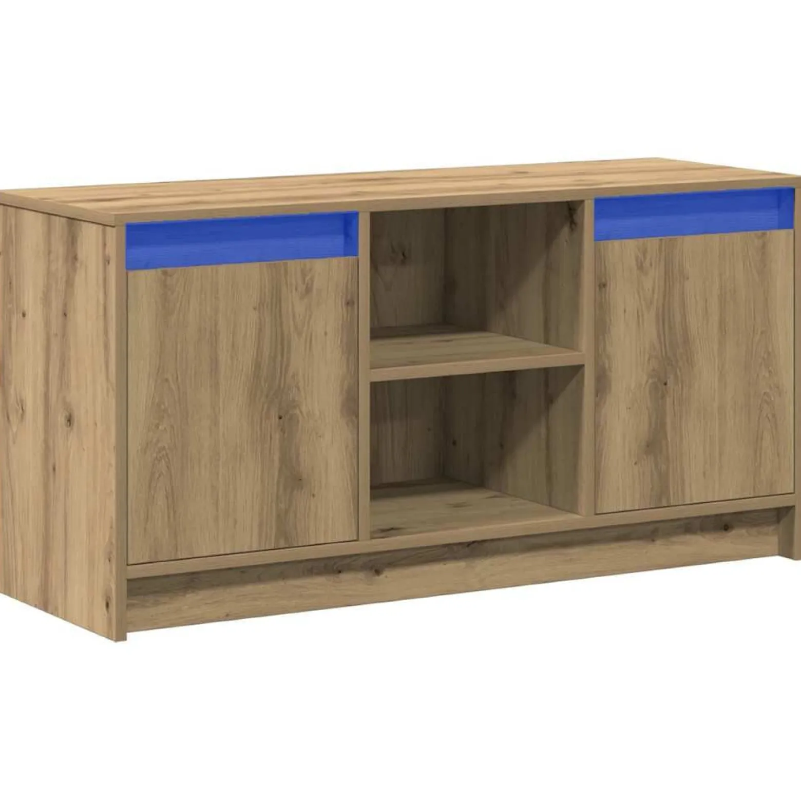 Szafka RTV Stolik Półka Szafka Pod Telewizor Do Salonu LED 100 x 34 x 50 cm