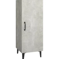 Szafka Szara Beton 34.5x34x90 cm do Salonu Pokoju Sypialni