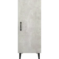 Szafka Szara Beton 34.5x34x90 cm do Salonu Pokoju Sypialni