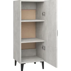 Szafka Szara Beton 34.5x34x90 cm do Salonu Pokoju Sypialni