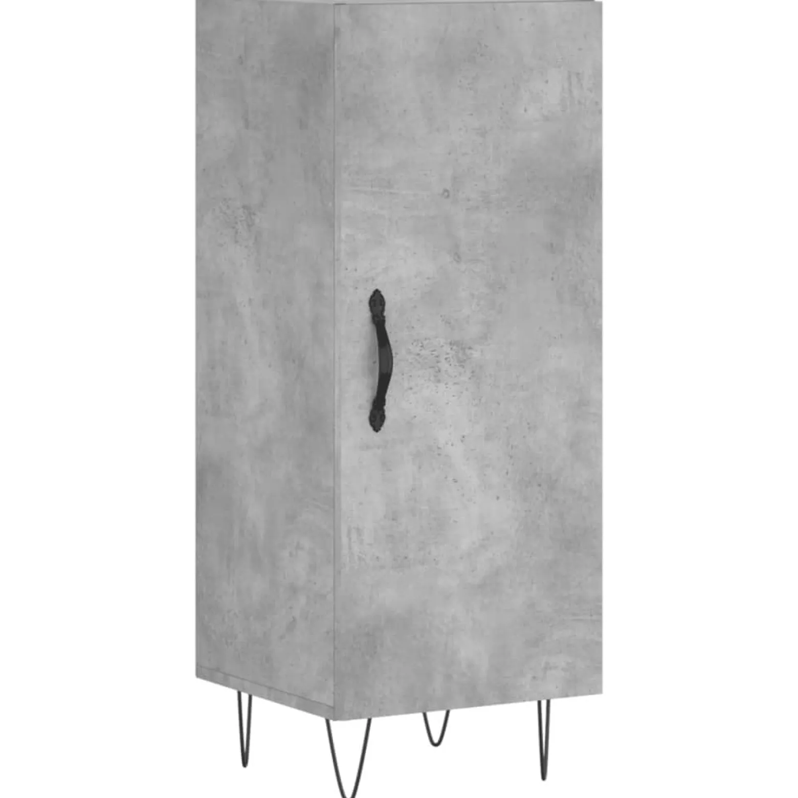 Szafka Szara Beton 34.5x34x90 cm do Salonu Pokoju Sypialni