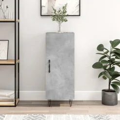 Szafka Szara Beton 34.5x34x90 cm do Salonu Pokoju Sypialni