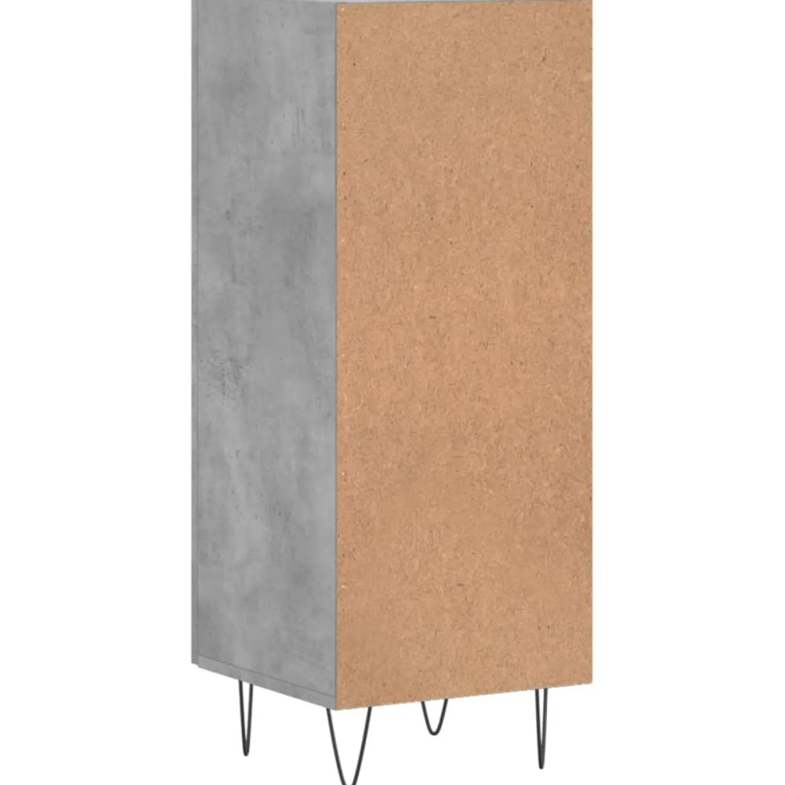 Szafka Szara Beton 34.5x34x90 cm do Salonu Pokoju Sypialni