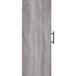 Szafka Szara Dąb Sonoma z Drzwiami 34.5x34x90 cm do Salonu Pokoju