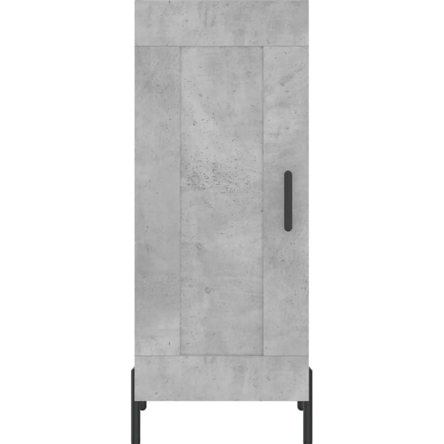Szafka Szara z Drzwiami 34.5x34x180 cm do Salonu Pokoju Sypialni