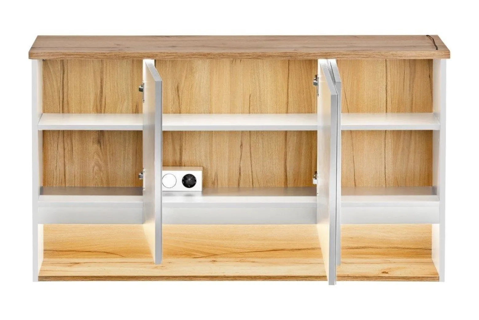 Szafka z lustrem 120 cm Bahama White