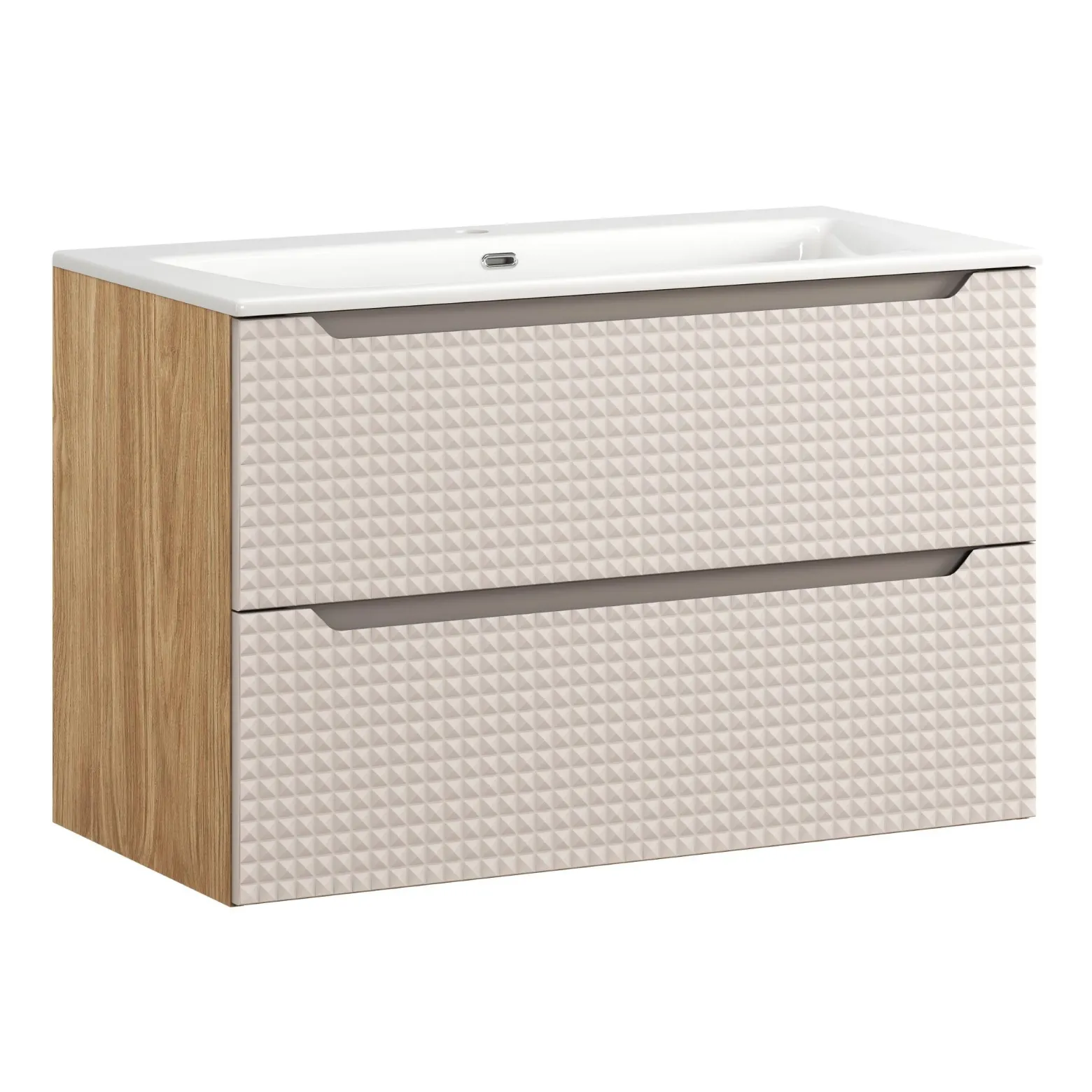 Szafka z Umywalką Luxor Beige 90cm z Umywalką Meblową Sky
