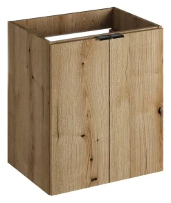Szafka z Umywalką Nova Oak 50cm z Blatem i Umywalką Nablatową Gaja